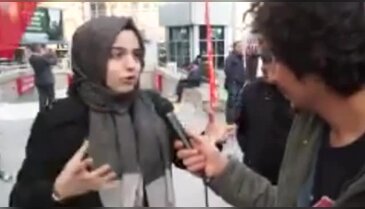 Genç kızın 'evet' konuşması sosyal medyada alay konusu oldu