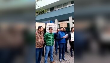 Bursa'da TOFAŞ emekçileri işten atmaları protesto etti