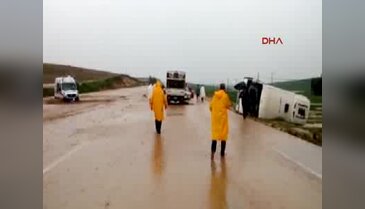 Erdoğan'ın mitingine giden otobüs devrildi: 3 ölü, 30 yaralı