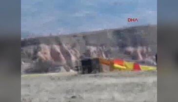 Kapadokya'da balon düştü! 1 ölü, 7 yaralı