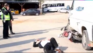 Bursa'da motosiklet kazalarında 2 kişi yaralandı