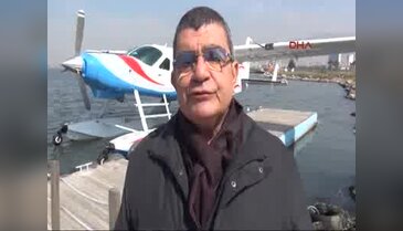 Deniz uçağı Bursa'dan İzmir'e ilk seferini yaptı