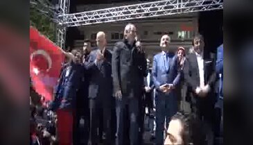 Müezzinoğlu ve Ala Bursa'da vatandaşlara hitap etti