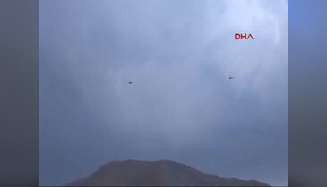 Tunceli'de helikopter düştü!