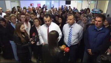 Bursalı Gönül hemşireye mesai arkadaşlarından destek
