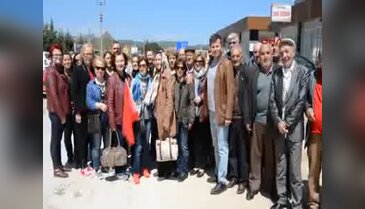Referandumun iptali için istifa edip Ankara'ya yürüyen doktor Bursa'ya ulaştı