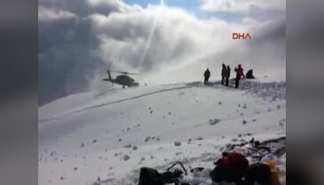 Tunceli'deki helikopter enkazından yeni görüntüler ortaya çıktı