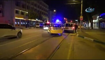 Bursa'da arkadan çarptığı aracı yaya yoluna fırlattı