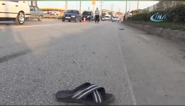 Bursa'da hastaneden taburcu oldu, bir saat sonra kamyon çarptı