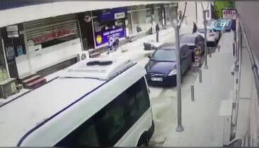 Düzce'de silahlı yaralama kameralara yansıdı