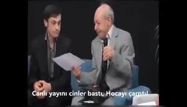 Canlı yayında 'cin çıkarma' rezaleti!