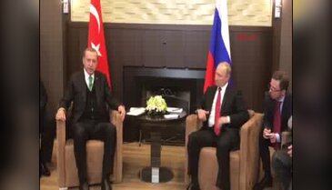 Rusya'da Erdoğan-Putin görüşmesi