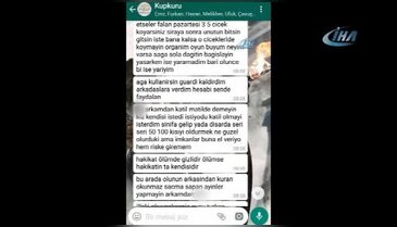 Bursa'da lisedeki katilden şok yazışmalar