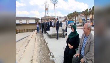 Bursa'da Mudanya sahili şekillenmeye başladı