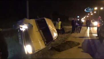 Bursa İnegöl'de feci kaza: 1 ölü 1 yaralı