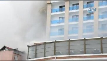 Ordu'da 5 yıldızlı otelde yangın paniği