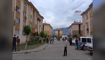 TOKİ konutlarında patlama meydana geldi