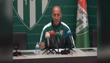 Bursaspor Teknik Direktörü Örnek: Antalyaspor maçı...