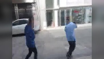 Kentin göbeğinde yine ibretlik görüntüler
