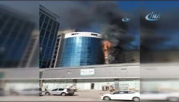 Bursa'da otel inşaatında yangın! - 3