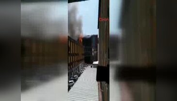 İstanbul'da hastanede yangın