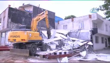 Bursa Yıldırım'da kaçak yapılar yıkıldı