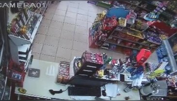 Bursa'da aç kalan çakal markete girdi