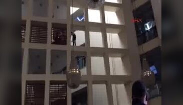 Bursa'da cezaevine girmemek için adliye sarayında intihara kalkıştı