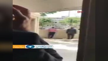 İran parlamentosu çevresindeki panik kamerada