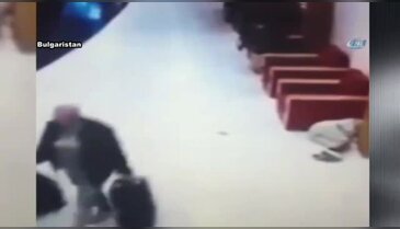 Temizlikçi kadının çenesini kırdı
