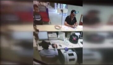 Bağcılar'daki silahlı banka soygunu kamerada