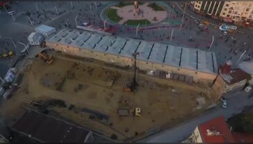 Taksim Cami'nin inşaat çalışmalarındaki son durum