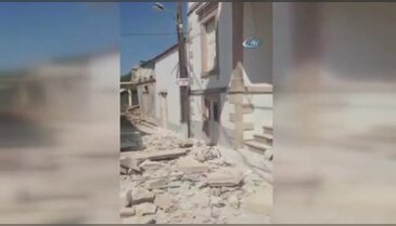 Deprem Yunanistan'da da hissedildi: Bazı binalar yıkıldı