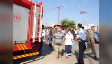 Kazada yaralananların yakınları ortalığı savaş alanına çevirdi