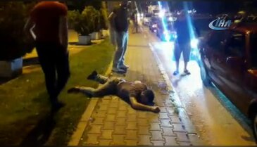 Bursa'da cadde ortasında komaya girdi
