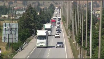 İstanbul-İzmir karayolunda tatil yoğunluğu