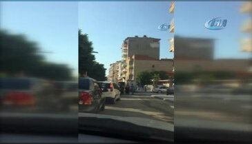 Trafikte tartıştı, kimseyi dinlemeyip ezip geçti!