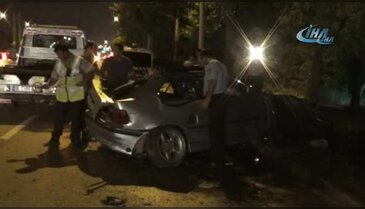 Bursa'da aşırı alkol kazaya neden oldu: 1 ölü, 1 yaralı