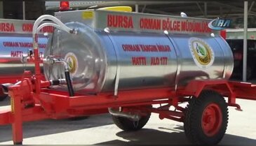 Bursa'da orman yangınlarına ilk müdahale köylülerden