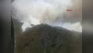 Alanya'da orman yangını