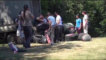 Yamaç paraşütçüleri Bursa'da bir araya geldi