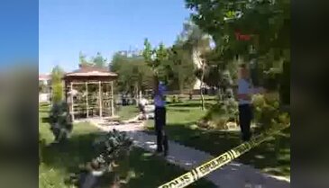 Çocuğunu parka götürdü, öldürüldü