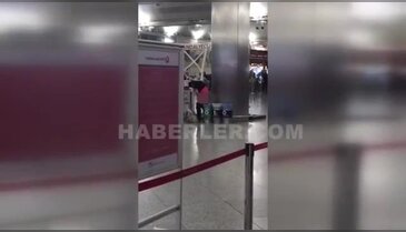 Atatürk Havalimanı'nda şoke eden olay