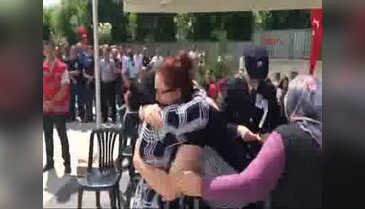 Bursa'da şehit polis memuru için tören