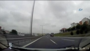 Jant kapağı fırladı, faciadan dönüldü
