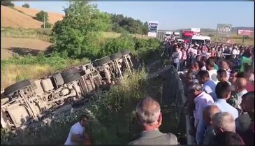 Bursa-Ankara karayolu kaza nedeniyle ulaşıma kapandı