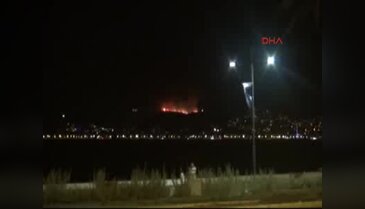 İzmir Karşıyaka'da korkutan yangın!