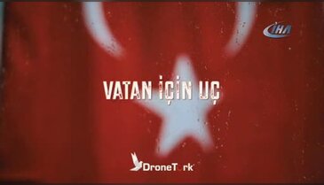 Bursa'da drone'lar vatan için uçtu