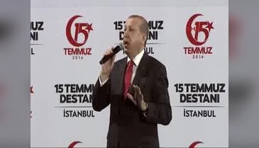 Erdoğan: "Tek tip elbise ile mahkemeye çıksınlar"