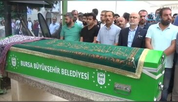 Bursa'da genç spiker son yolculuğuna uğurlandı